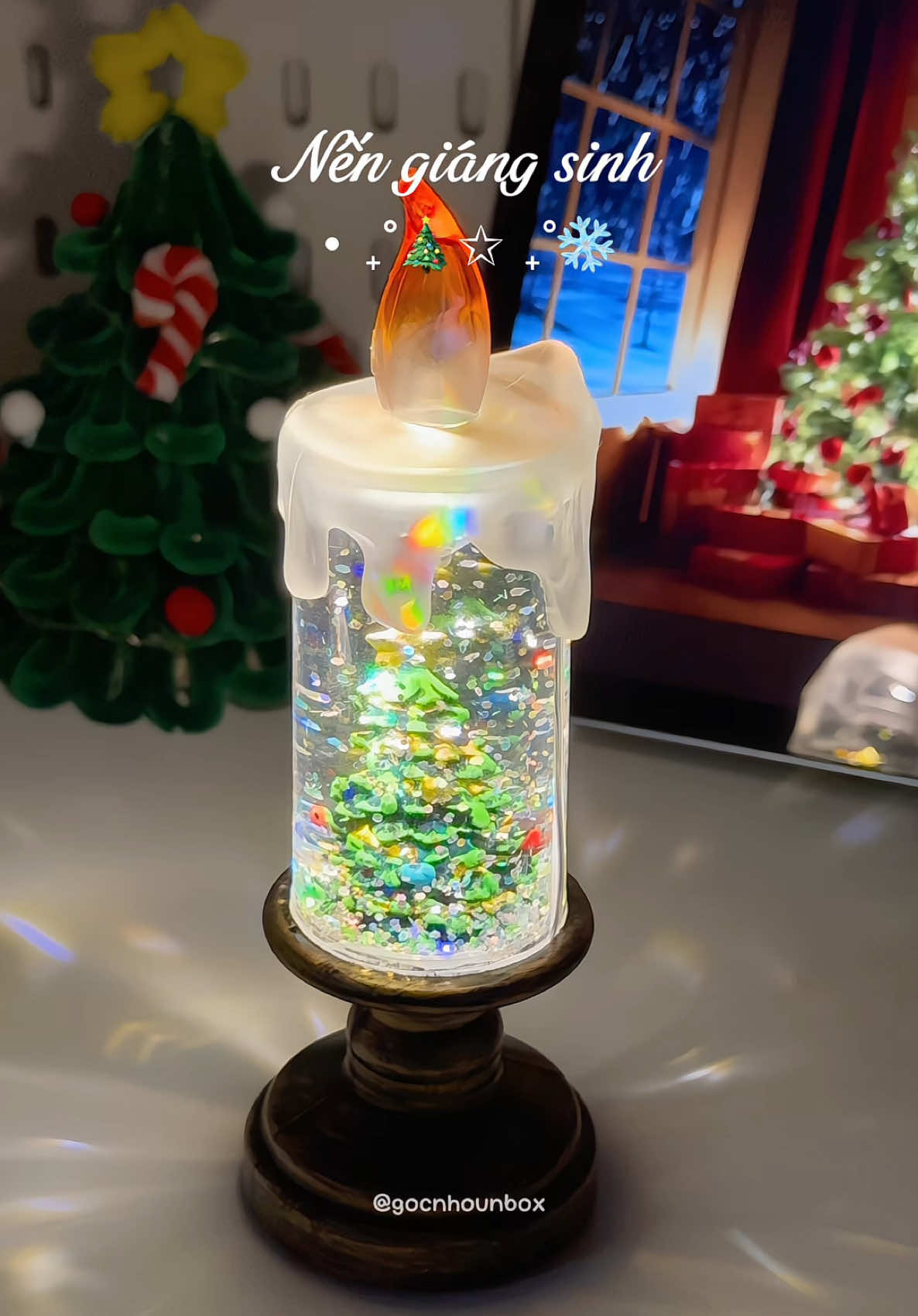 Đèn giáng sinh decor hoặc làm quà noel siu cưng lun 🎄🎅❄️ #dengiangsinh #dennoel #quatangnoel #merrychristmas #xuhuong 