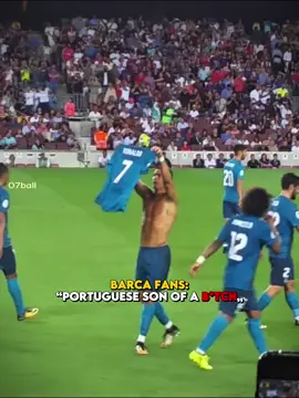 Ronaldo vs Barca Fans 🔥☠️