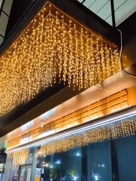 Kit Cascata de Luz 400/800/1200 LEDs Branco Quente 10m Fixo Natal Festas 110v/220v #natal #decoracaodenatal  #led