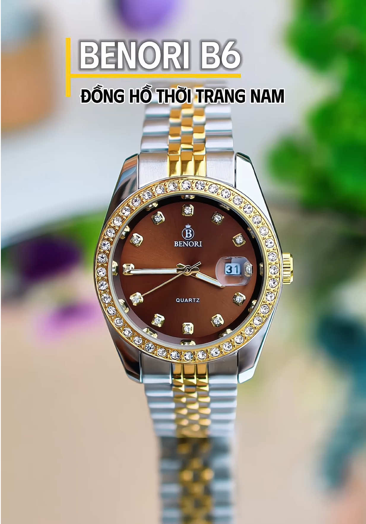 Đồng hồ thời trang nam Benori B6 #dongho #donghonam #donghothoitrang 