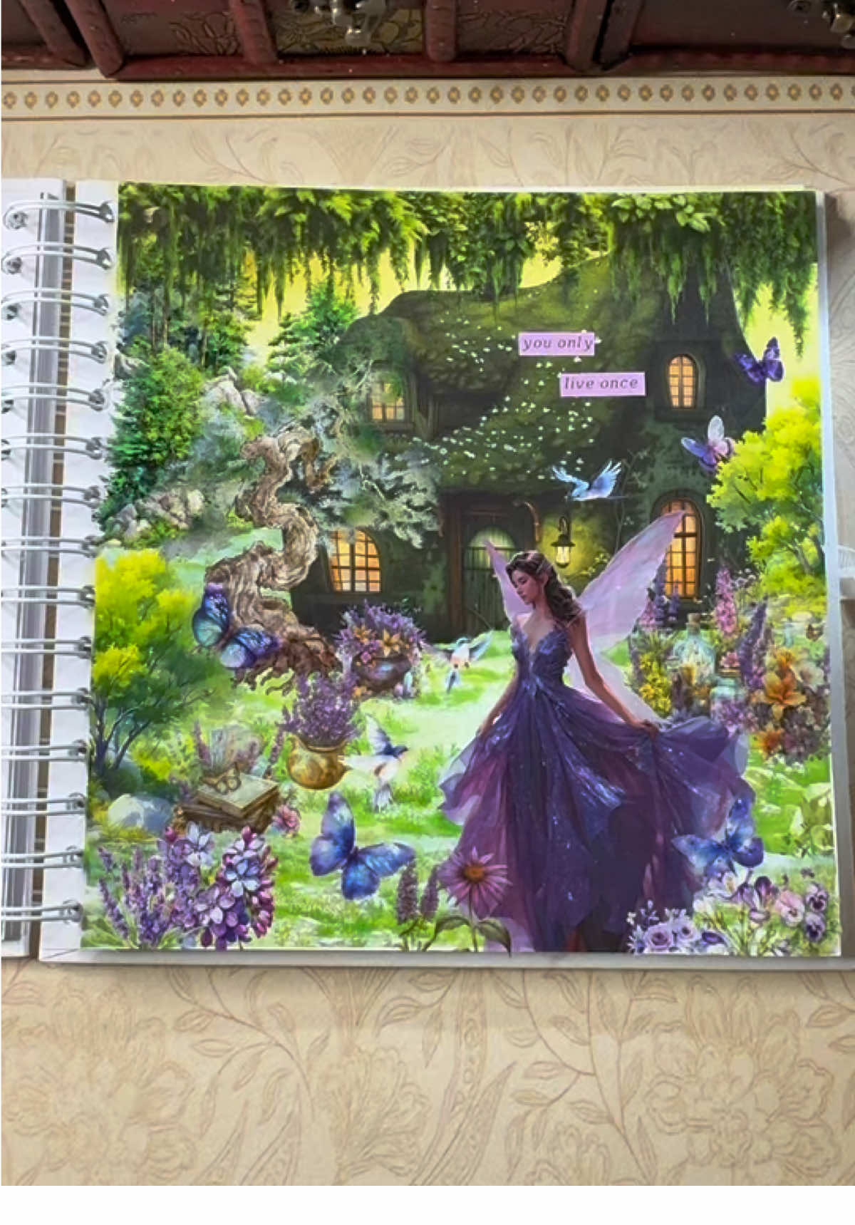 Fairytale 💜💜💜 All these beautiful supplies are from @Viktashop 🥰 The link is in my bio! #scrapbooking #journaling #journalingideas #asmr #scrapbookingideas 