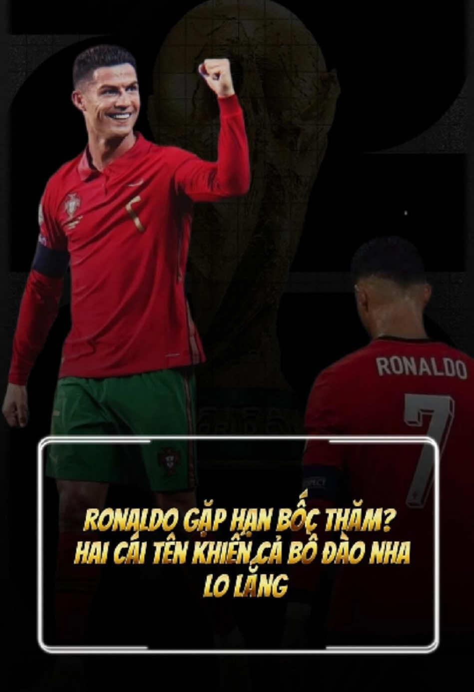 Ronaldo gặp hạn bốc thăm? Hai cái tên khiến cả Bồ Đào Nha lo lắng #blamebongda #fifa #viraltiktok #xuhuong #bongda 