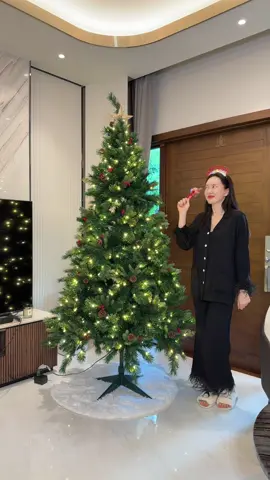 festive mood on.🎄 all thanks to @merryxmastree_th 🎄 #ModernHolidayDecor #คริสต์มาส2025  #TikkyWilasinee