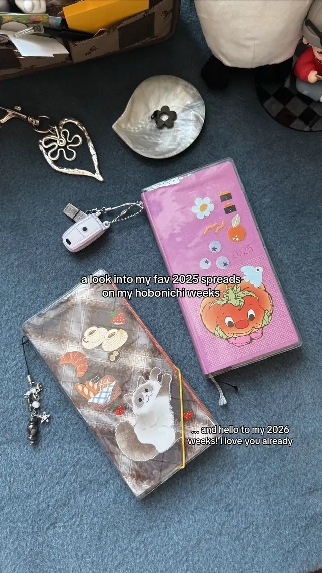 sharing some of my fav 2025 spreads in my hobonichi weeks! forever a paper and pen girl 🖊️ #analog #hobonichiweeks #hobonichi #journalspread 