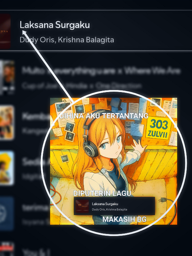 Laksana Surgaku>> (Cover by @PI7Umusik ) #fyp #spotify #spotifylyrics #songs #lyrics_songs 