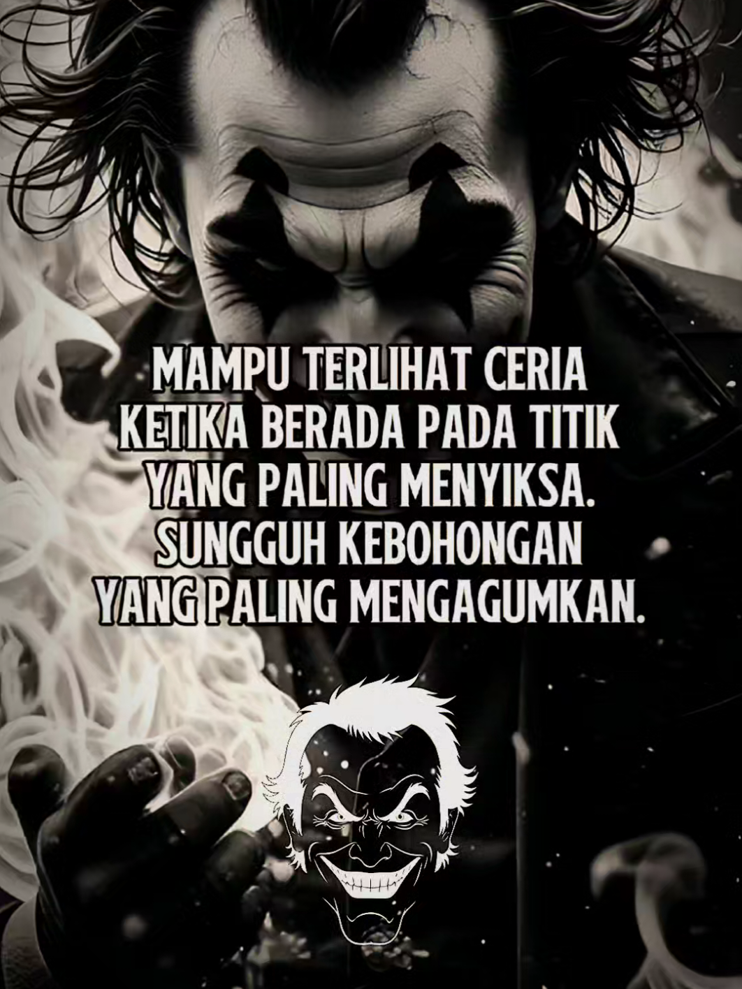 kebohongan' ini bukan tentang menipu orang lain, tapi tentang perjuangan internal diri sendiri untuk tetap bertahan dan terlihat baik.  #capcut  #sindiran  #katakata  #xyzbca  #masukberanda 