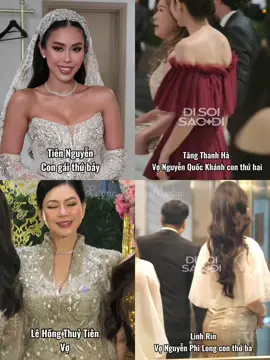 4 nhan sắc gây sốt tại đám cưới của Tiên Nguyễn - con gái tỷ phú Johnathan Hạnh Nguyễn#youaremyqueen03 #tangthanhha #tiennguyen #codauhaomon #damcuoi   