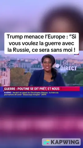 Trump fait encore parler avec ses déclarations sur l’Europe et l’OTAN. Beaucoup réagissent à ses positions face à la Russie. Affaire à suivre. #Actu #Politique #Trump #OTAN #Europ