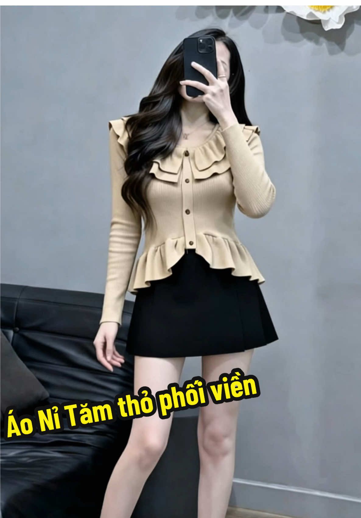 Áo Nỉ Tăm thỏ phối viền #aoni #aotam #aokieu #aonuxinh #xuhuong  