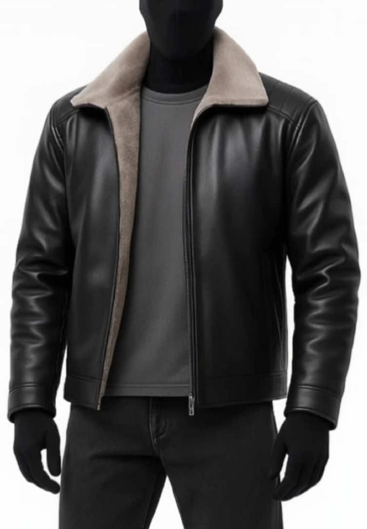 This fleece-lined leather jacket keeps you warm and sharp — grab yours now!🔥🔥🔥#mensfashion #jacket #OOTD #fyp #tiktokshopholidayhaul 