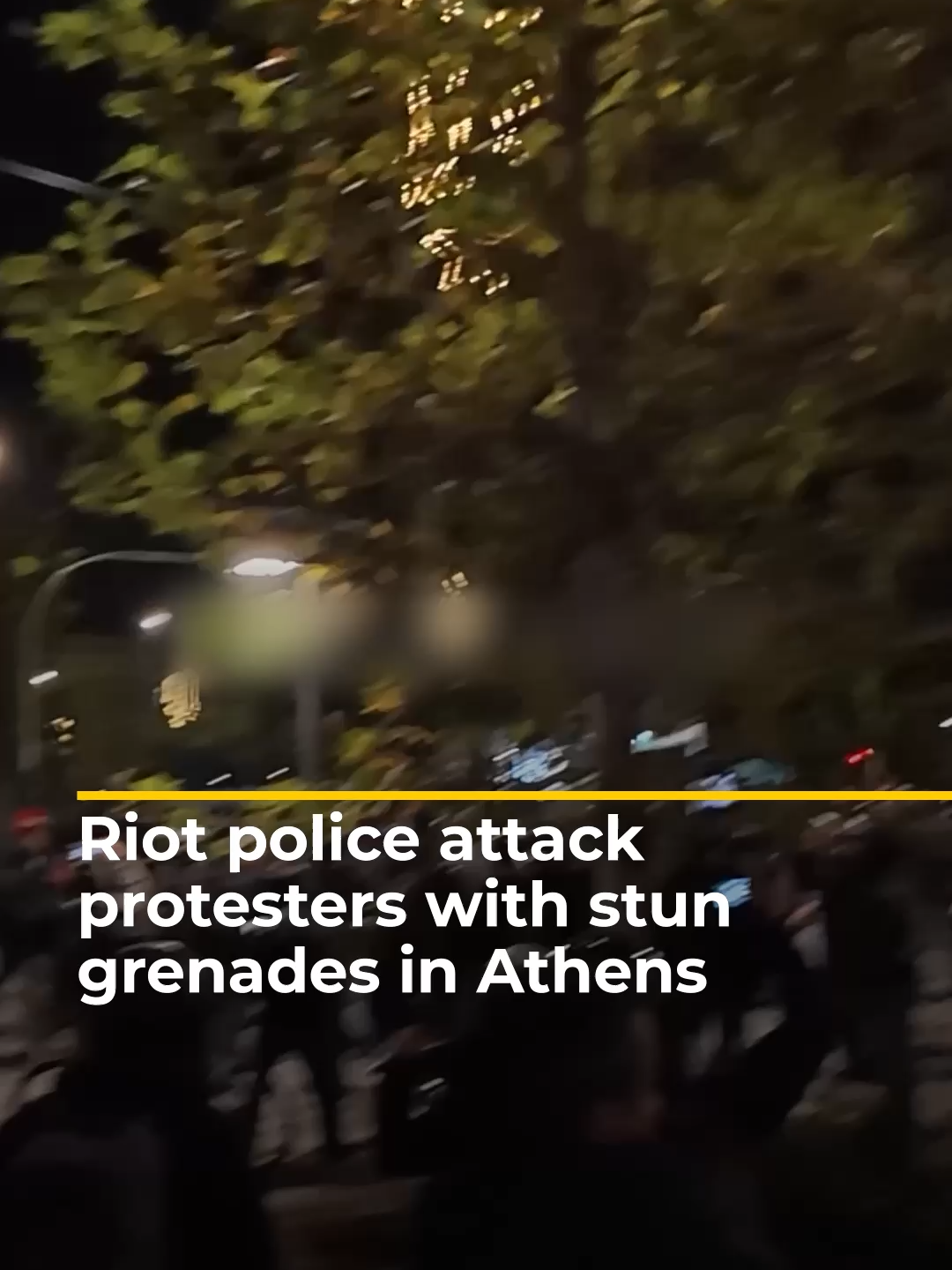 Thousands of protesters marched in Athens in memory of Alexis Grigoropoulos, a teenager killed by police 17 years ago.  . The demonstrations in Greece's capital later turned violent, with police deploying stun grenades and detaining multiple protesters. #news
