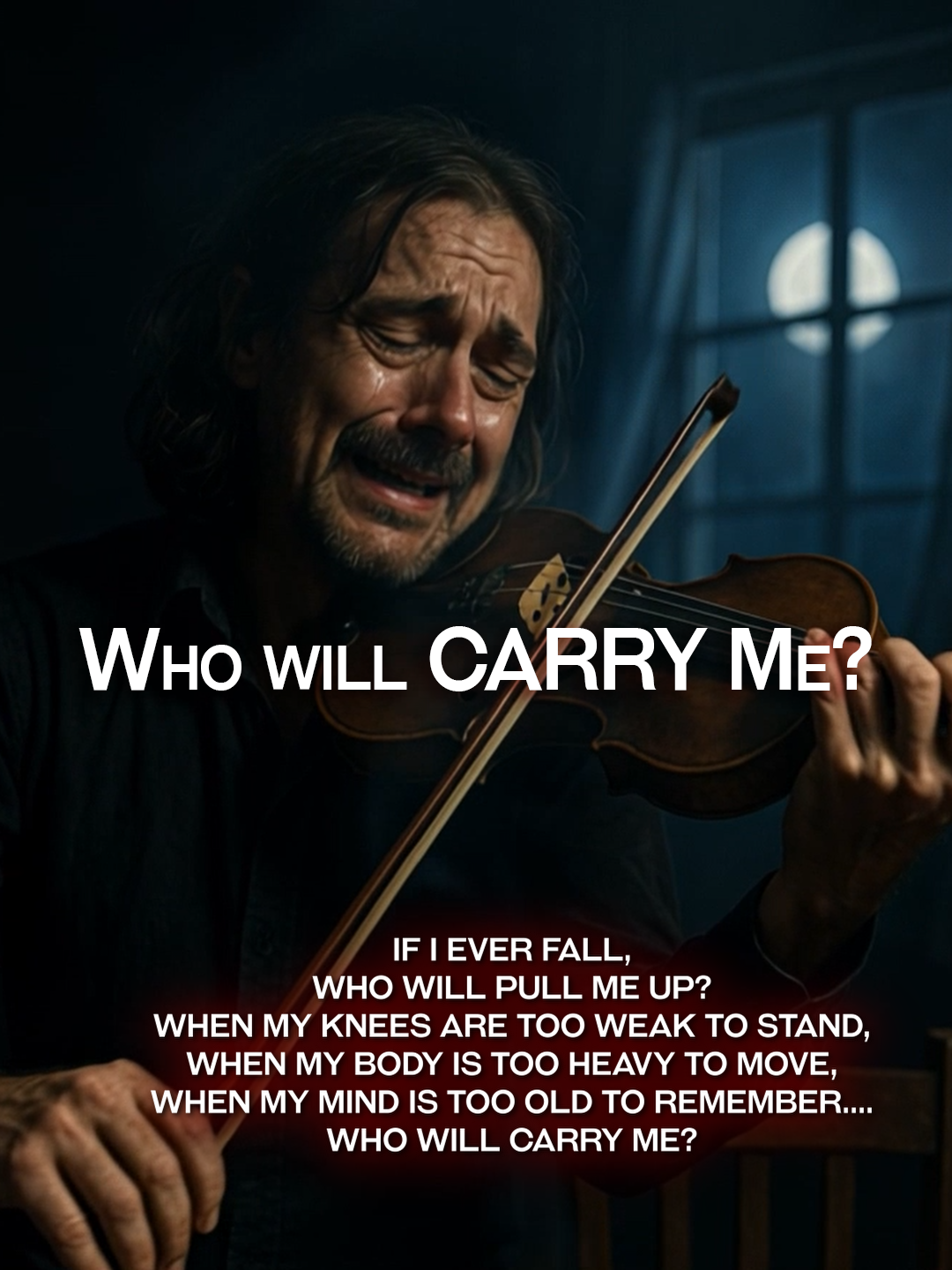Who Will Carry Me? If I ever fall, who will pull me up? When my knees are too weak to stand, when my body is too heavy to move, when my mind is too old to remember… Who will carry me? #WhoWillCarryMe #Emotional #Narrative #ShortFilm #Life #Aging #JDC #BeforeIBecomeMe