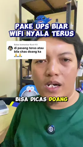 Membalas @Rust-93 dipasang terus kak ups nya #upsmini #ups12v #upsrouter #upsmodem #promoguncang1212 