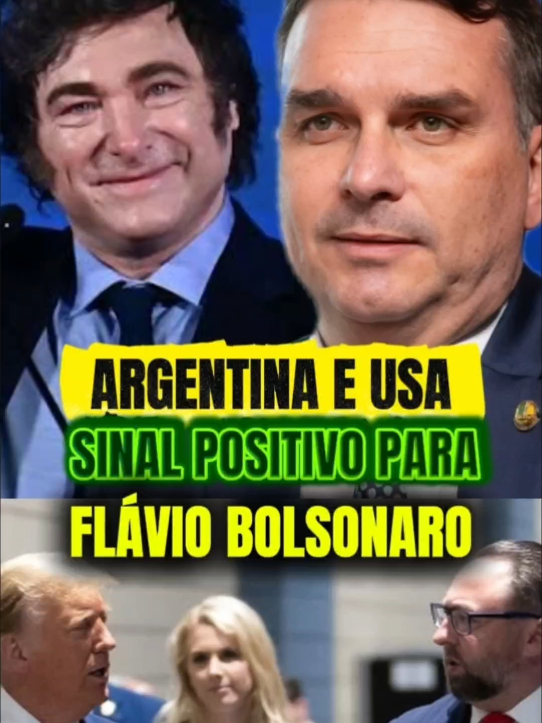 A candidatura de Flávio Bolsonaro tem início a apoio internacional vindo da Argentina e Estados Unidos. #flaviobolsonaro #noticias #bolsonaro #donaldtrump #politica 