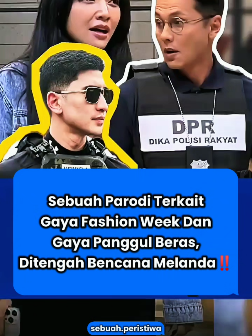 Lapor Pak parodikan pej4bat yang sedang viral terkait peninjaun bencana banjir, karena memang membuat warganet justru menilai mereka hanyalah sedang melakukan pencitraan dalam kesusahan. Bahkan sudah banyak meme yang beredar di media sosial tentang mereka. Yang semakin menguatkan sekarang adalah warga bantu warga, para influencer dan orang2 diluar pemerintahan yang justru gercep dalam kepedulian, bahu membahu untuk kirim donasi bantuan sebanyak2nya. #viral #sebuahperistiwa #informasi #beritaterkini #laporpaktrans7 