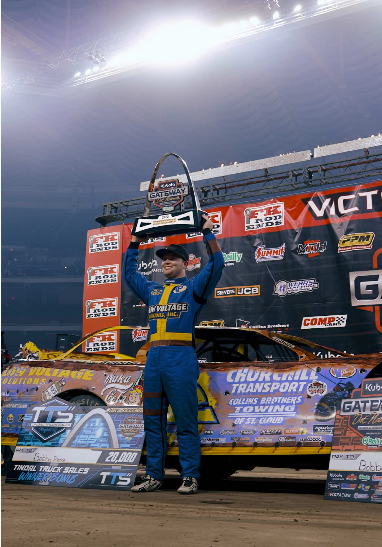 Your 2025 Gateway Dirt National Champions, Bobby Pierce and Ricky Thornton Jr. 🏆 • #dirtindecember #gatewaydirt 