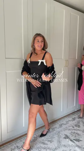 Winter cocktail wedding guest dresses! 🥰❤️ shop these looks in my LTK!