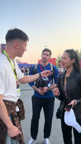 The energy from the Thai girl 😍🇹🇭 . #pakistan #thai #thailand #japan #f1 