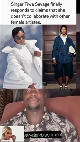 #Singer #TiwaSavage finally responds to claims that she doesn’t collaborate with other #female #artistes .