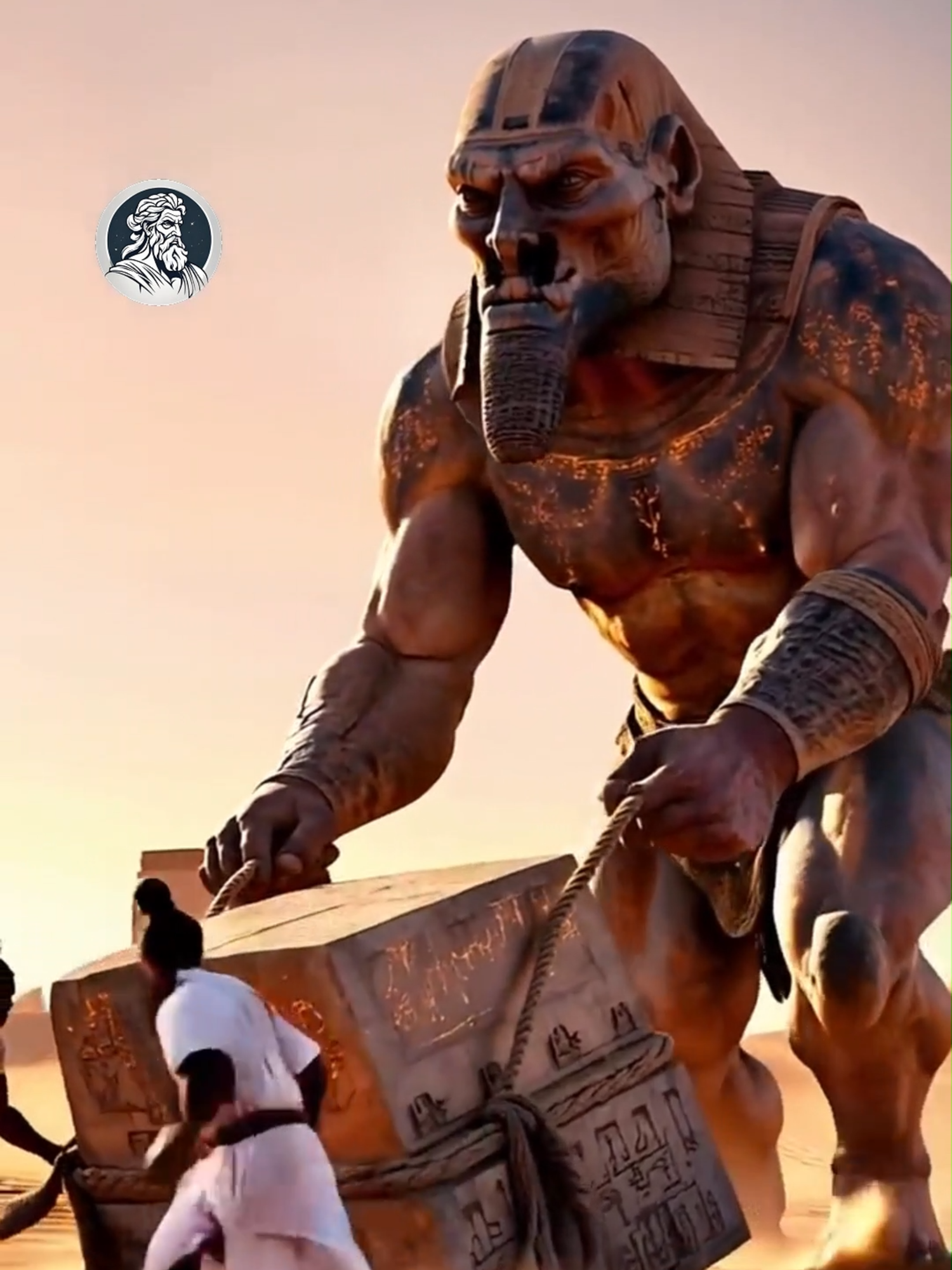 HOW THE PYRAMIDS WERE MADE #cadamitologia #fyp #ai #giants #egypt #desert #pyramids #alien