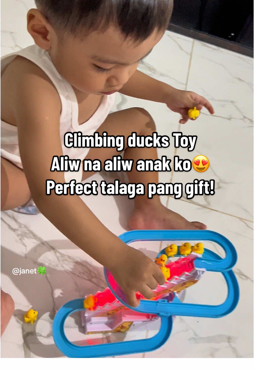 Ganda nito! Aliw na aliw anak ko! #kidstoy #climbingduck #toysforkids #giftidea 
