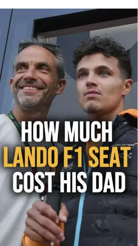 How much did Lando Norris’s F1 seat really cost his dad#celebrity #landonorris #maclaren #f1 
