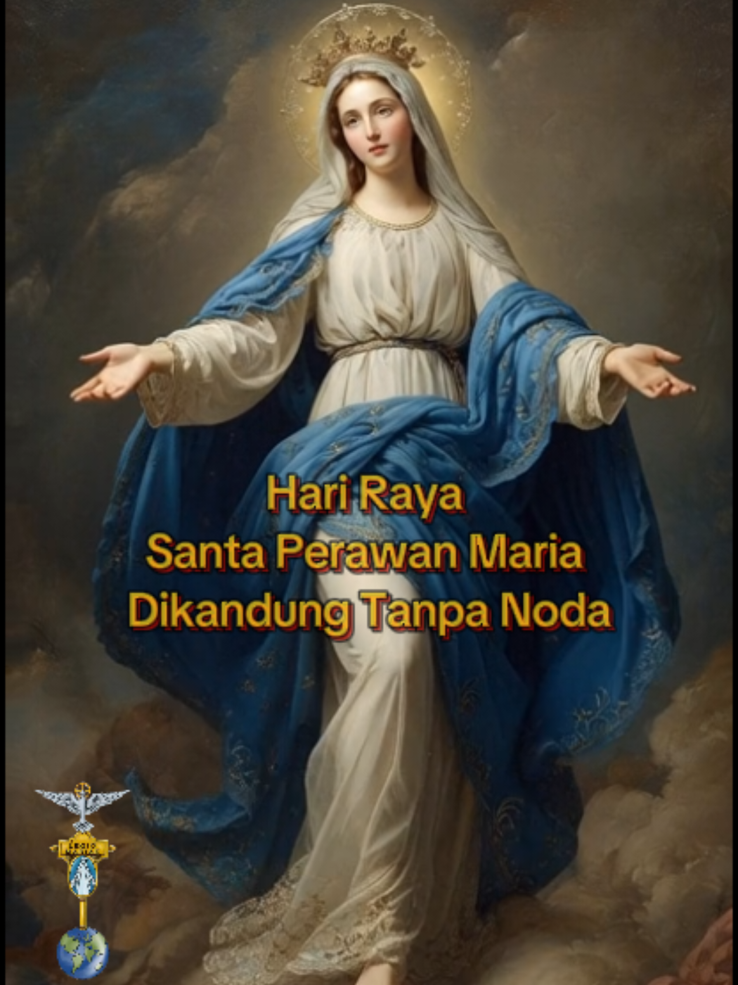 Hari Raya Santa Perawan Maria Dikandung Tanpa Noda. Senin, 8 Desember 2025. #mothermary #perawanmaria #gregorian #catholic #katolikindonesia 
