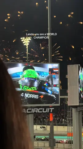Our new WORLD CHAMPION #landonorris #worldchampion #f1 @McLaren @Lando Norris 