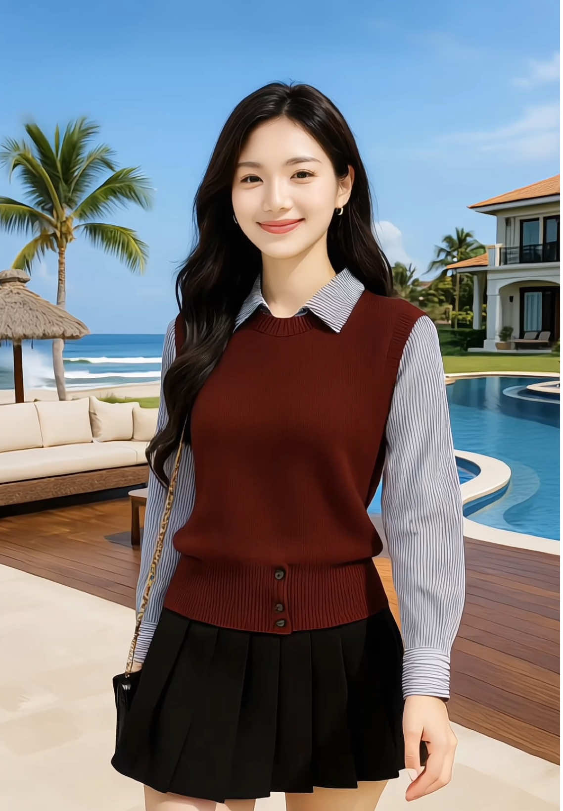 Áo Sơ Mi Phối Gile Tăm Thỏ – Thanh Lịch Chuẩn Nữ Tính  @Tiểu Anh Anh 68  @Tiểu Anh Anh 68  @Tiểu Anh Anh 68 #AoPhoiGile #ThoiTrangNu #PhongCachThanhLich #OutfitSangXinh #GileTamTho