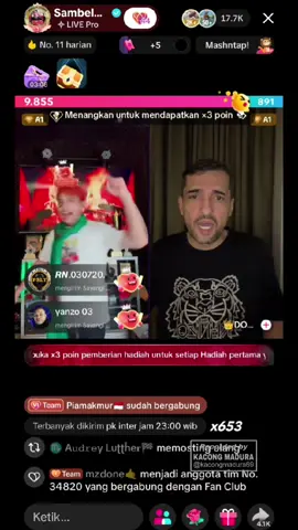 tembus 15M poin anggun sementara top 1 di live fest Indonesia  thanks you @mafiagege @ds_sultanpemurahh68 @mus48402  @sonnylarocca @oyen8047 dan all gifter #livefest2025 #indonesia #foryoupage #fypage 