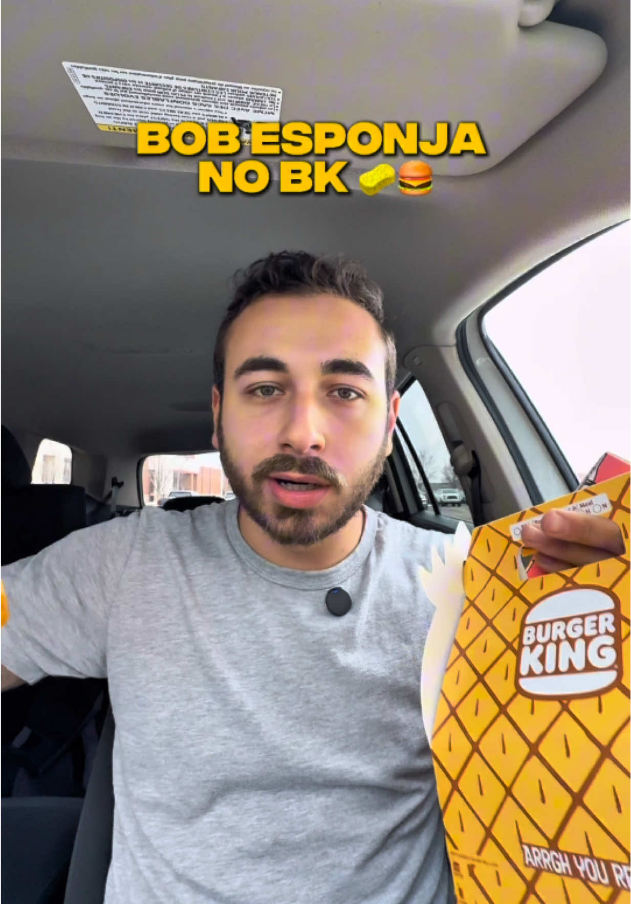 Testando o novo combo do Bob Esponja no Burger King 🧽🍔👑 #fastfood #bobesponja #burgerking 