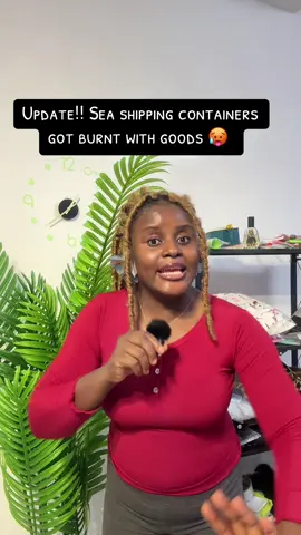 Please if you have any update on this help us drop in the comment section   Sea shipping containers got burnt  in transit  according to some shipping companies  #importationcoach #wholesale #domosluxuries #importationbusiness #importers 