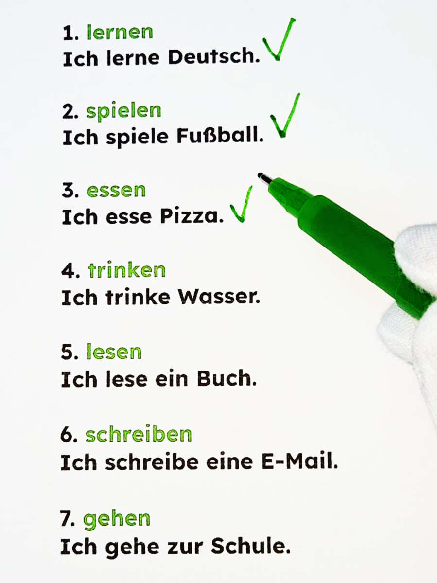 A1 Verben lernen – einfache Sätze für den Alltag ✅️ Deutsch lernen 🇩🇪 #deutschlernen #deutsch #german #deutschesprache #deutschfüranfänger 