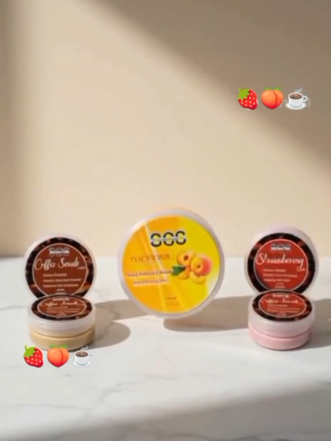 #scsscrub #coffeescrub #peachscrub #strawberryscrub #scsproducts 