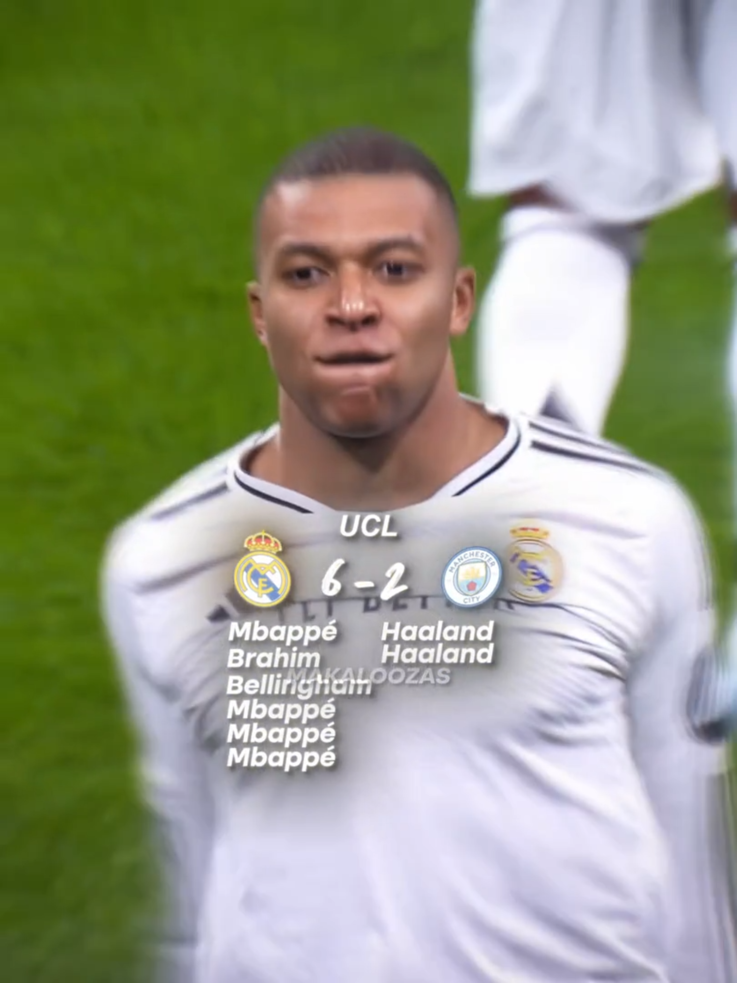The last time Madrid faced City 🤣🐐 #realmadrid #mancity #madrid #ucl #championsleague #mbappe #football