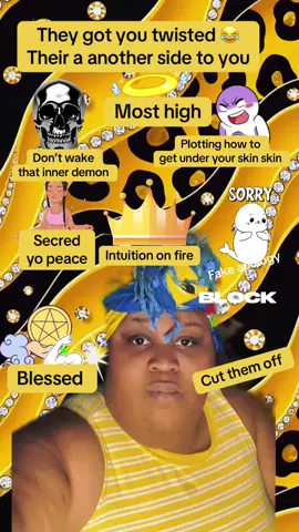 They got you twisted 😂  Their a another side to you #blessed #karmic #reconciliation #fyp #plotting 