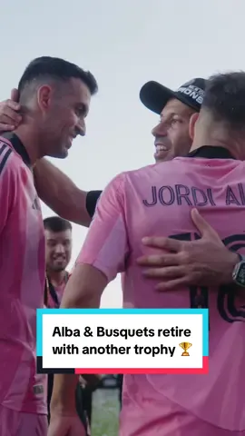 A legendary career for Jordi Alba and Sergio Busquets capped off with an MLS Cup pres. by @AudiUSA 🥹 #MLS #intermiami #barcelona #retirement #spain 