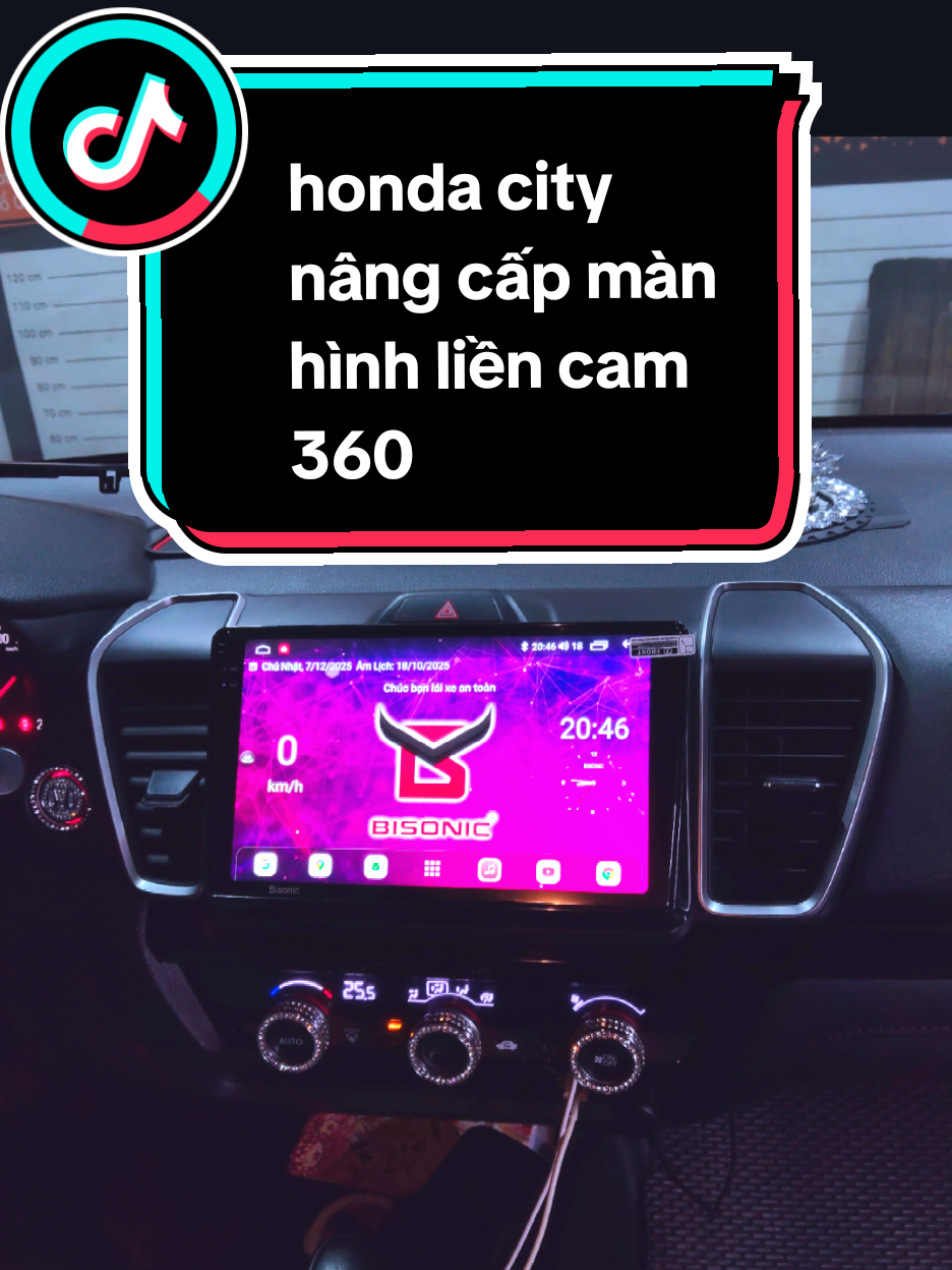 lại tiếp tục 1 chiếc honda city 2024 nâng cấp màn hình liền cam 360 của nhà bisonic, bảo hành điện tử 2 năm, đầy đủ hết các chức năng tặng kèm như bản đồ cảnh báo tốc độ cam phạt nguội, youtobe k quảng cáo,... #manhinhandroid  #cam360  #hondacity  #doxeviet  #doxechuyennghiep 