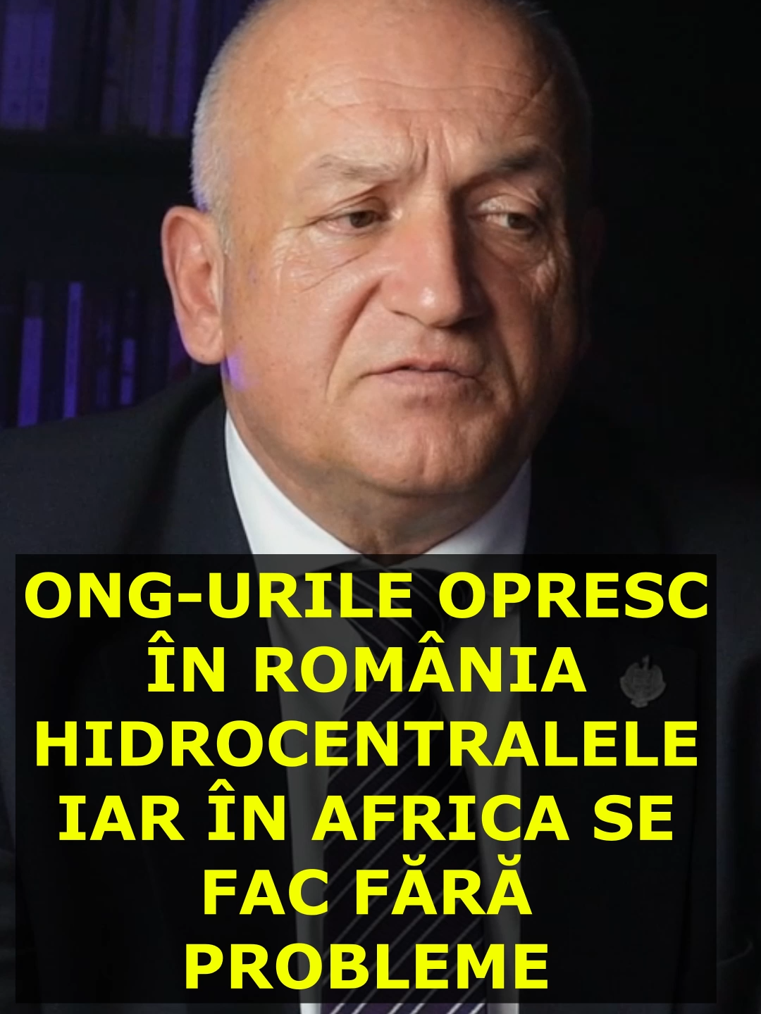 Cristian Șipoș: ONG-urile opresc hifrocentralele în România iar în Africa se fac fără probleme #hidrocentrale #ong #energie #cristianșipoș #africa #romania