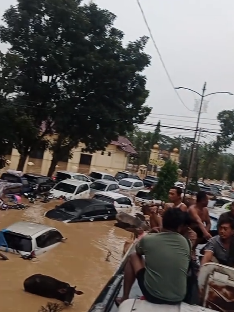 Pasca tamiang aceh terendam banjir, bertahan di atas mobil #banjir #aceh #viraltiktok #story #2025 