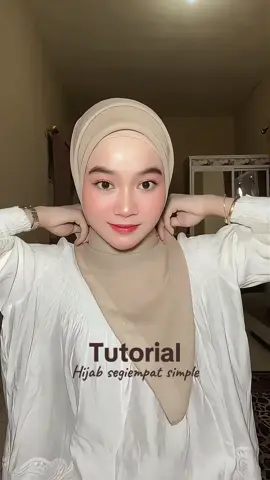 Hijab Plain Square Warna Biskuit😍