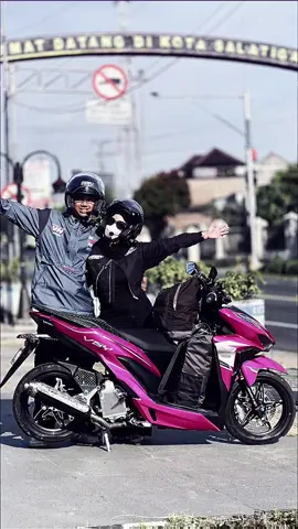 motorku ga kalah cakep dari si pinky pai @Vabyy❤️‍🔥 #vario 