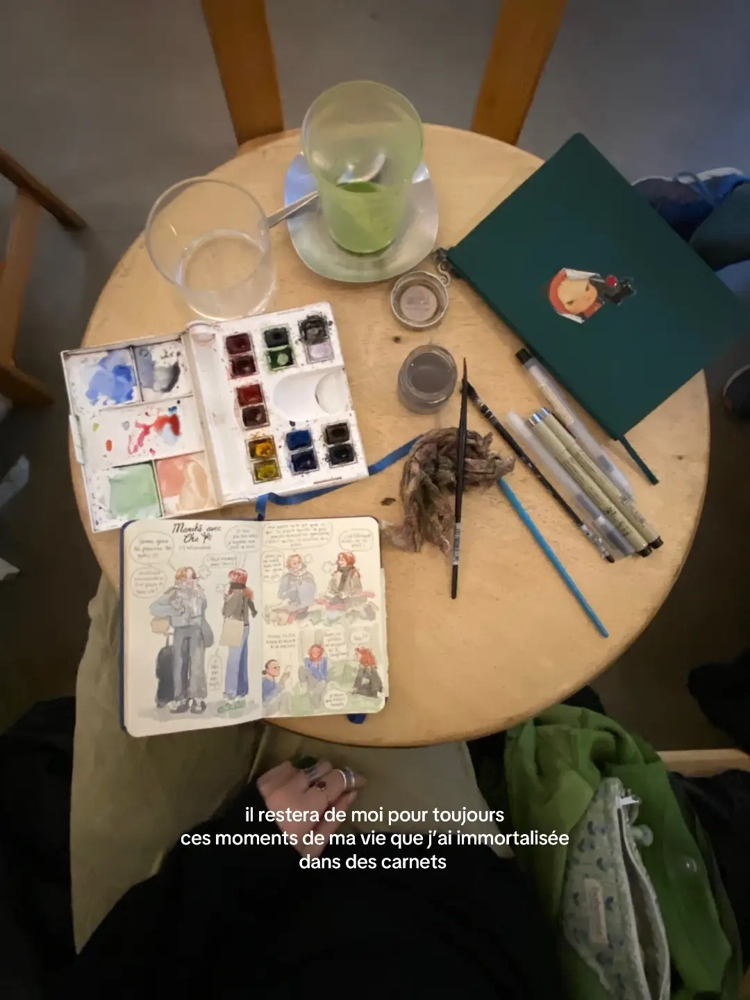 #scrapbooking #journaling #sketchbooktour #aquarelle #artistsoftiktok 