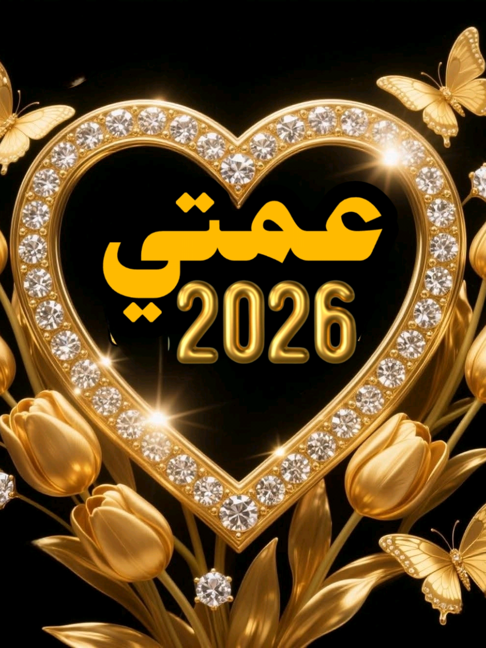 عمتي صاحبة القلب الطيب كل عام وانت بخير بالعام الجديد 2026 #happynewyear #سنة_جديدة #2026 #كل_عام_وانتم_بخير #عمتي 