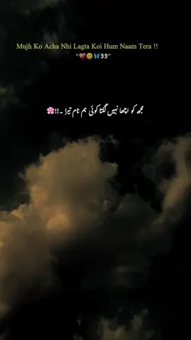 مجھ کو اچھا نہیں لگتا کوئی ہم نام تیرا 🫠💔#fyp #1millionaudition #foryoupage #grow #account @TikTok 