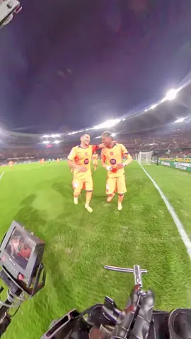 Caught this amazing moment from Lamine Yamal’s goal. More behind-the-scenes moments coming soon 🎥⚽️ #football #laliga #barca #viral #lamineyamal 