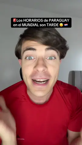 Los horarios de Paraguay en el Mundial son muy tardes 😴🇵🇾 #TikTokDeportes #paraguay #fifaworldcup #tiktoklajugadaprogram #TikTokPartner 