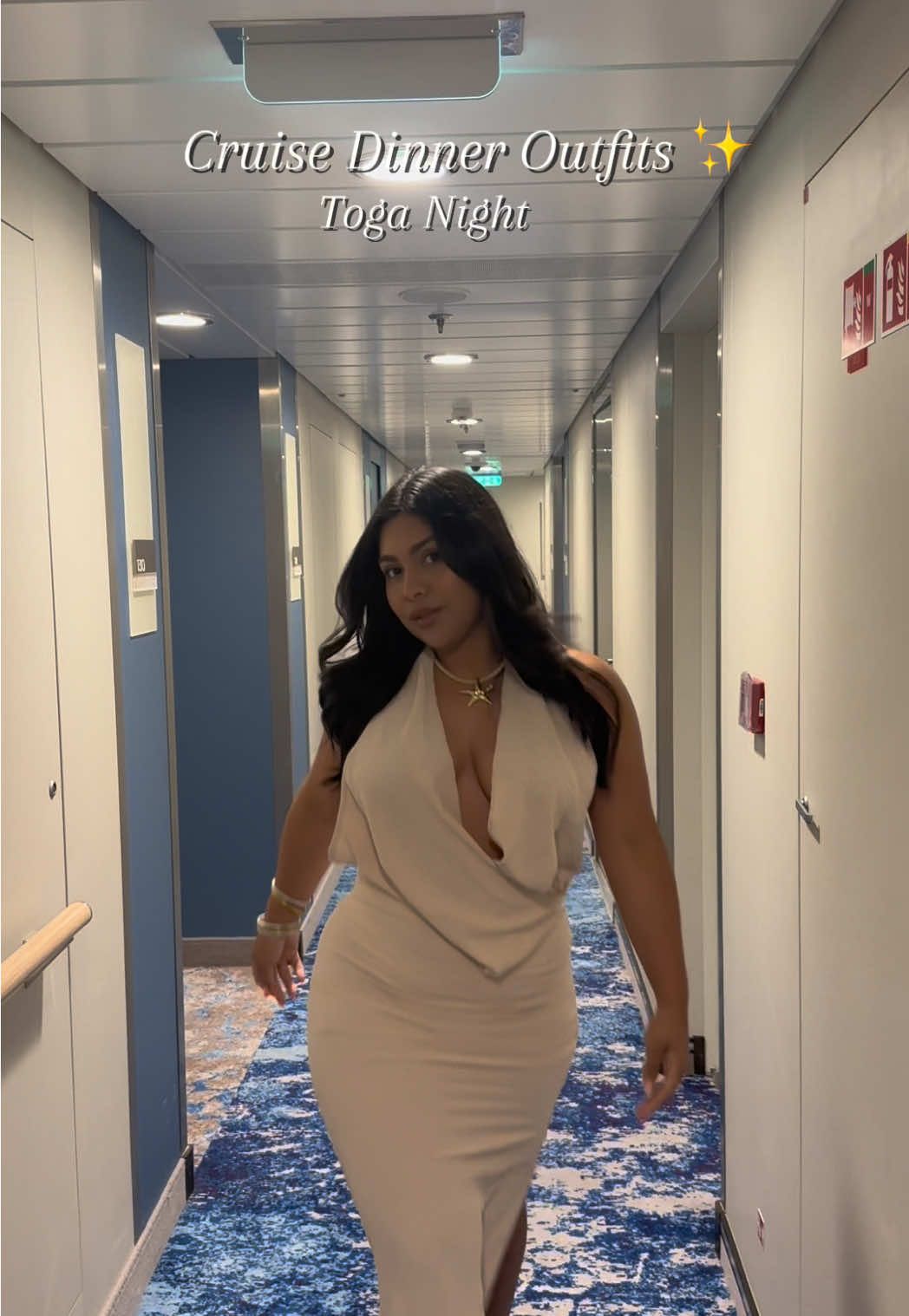 Cruise dinner outfit idea ✨🤏🏽 #cruise #royalcaribbean #outfitideas 