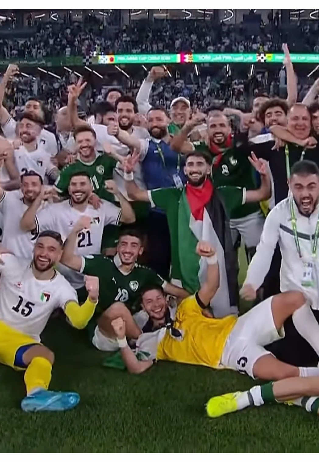 رسميا منتخب فلسطين و منتخب سوريا إلى ربع نهائي كاس العرب 🇵🇸❤️🇸🇾 #منتخب_فلسطين #كاس_العرب #اكسبلور #fyp #explore 