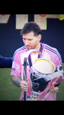 Lionel Messi Has Won His 48th Trophy🏆💖 #leomessi #messi #goat #intermiami #barcelona 